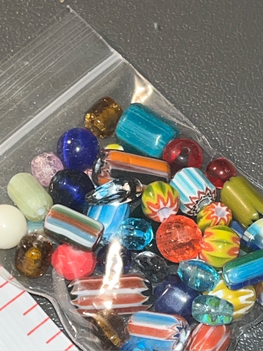 Mixed Millefiori & Glass Bead Lot - Multicolor